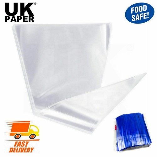 Clear cellophane cello - clear, cone
