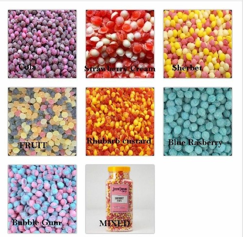 Sherbet cola fruit - sherbet, blue